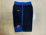 NBA Oklahoma City Thunder OKC 18-19 city shorts bleu